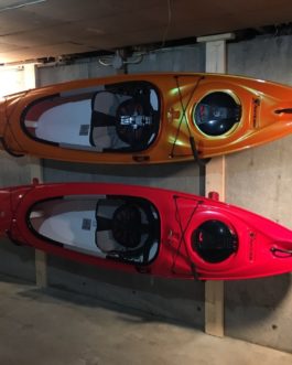Brazos de pared para kayak o tablas