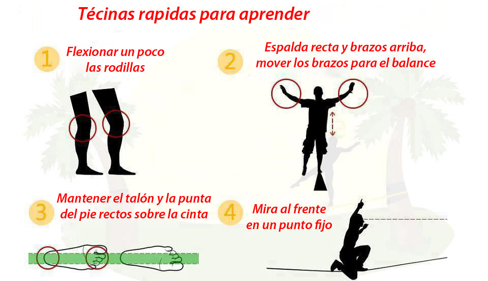 uso de la slackline